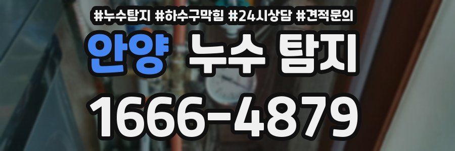 안양 누수 탐지