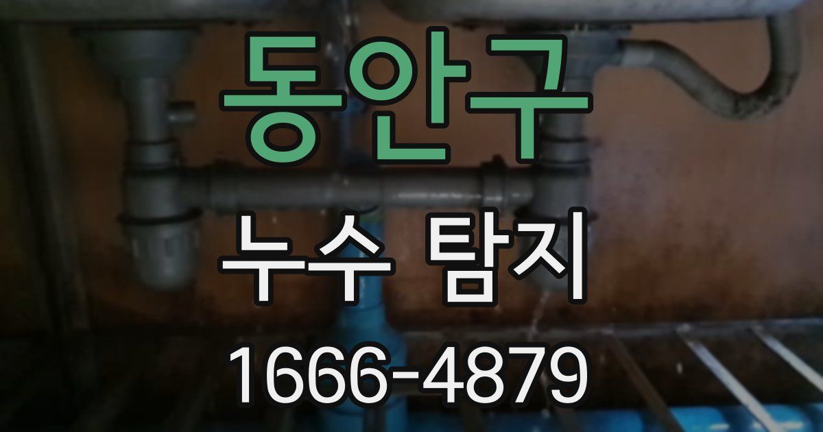 동안구 누수 탐지