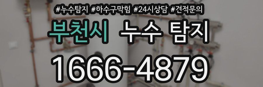 부천시 누수 탐지