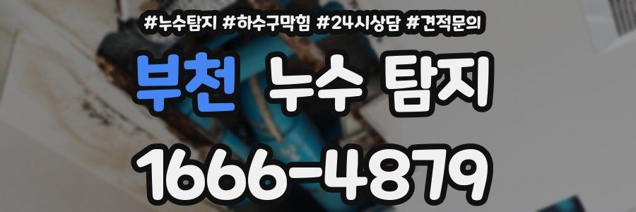 부천 누수 탐지