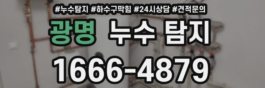 광명 누수 탐지