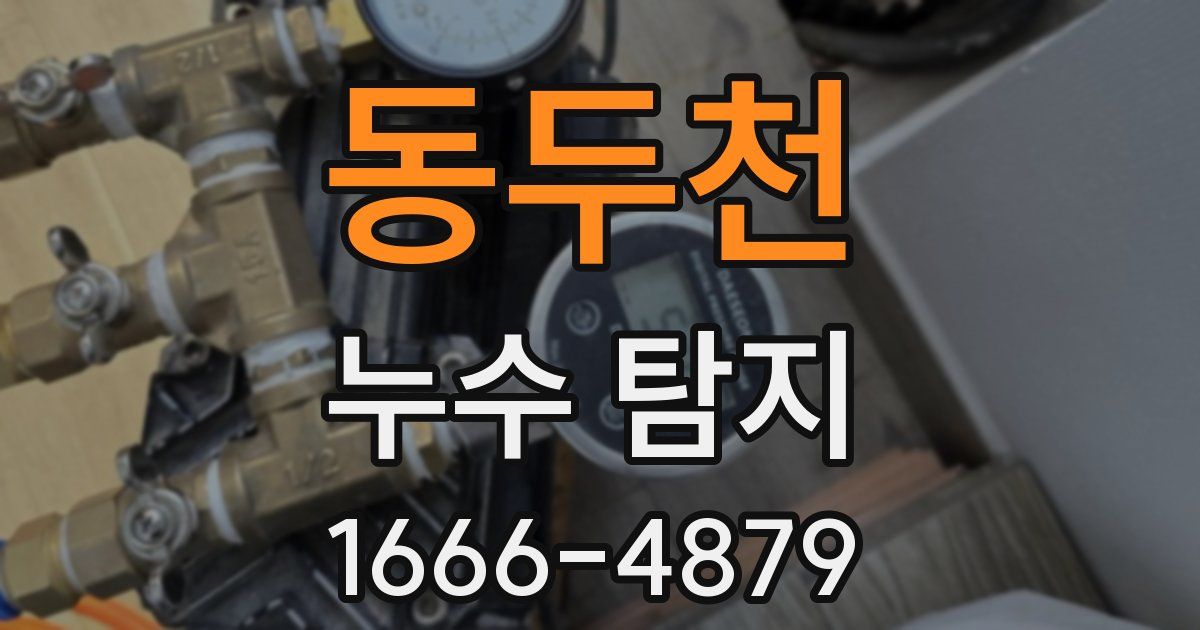 동두천 누수 탐지