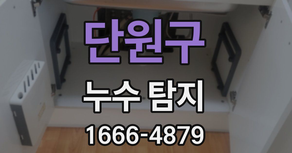 단원구 누수 탐지