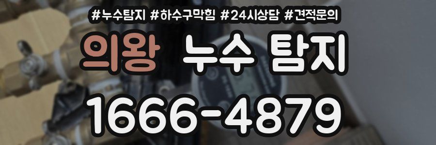의왕 누수 탐지