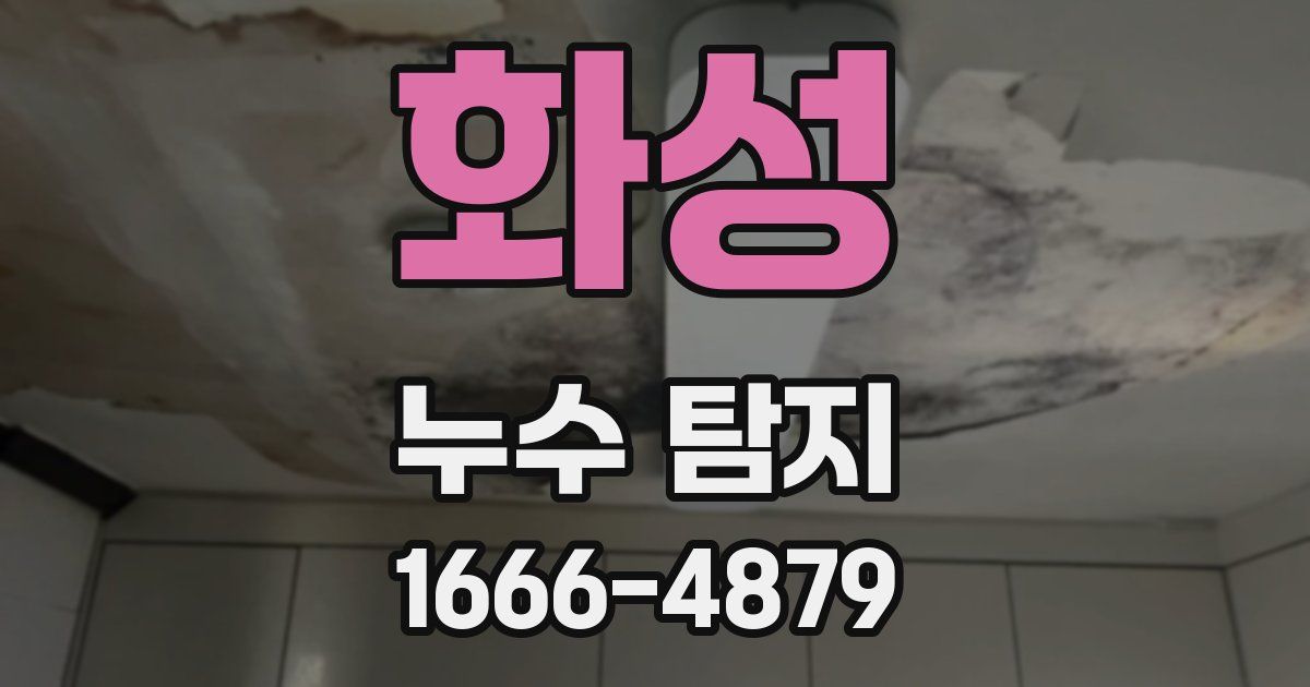 화성 누수 탐지