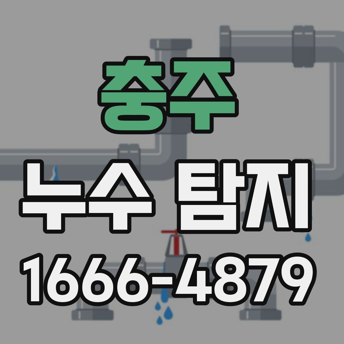 충주 누수 탐지