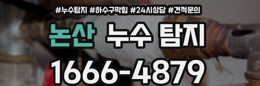 논산 누수 탐지