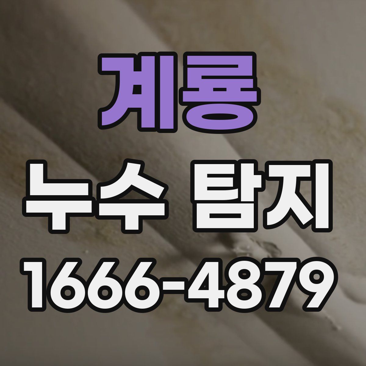 계룡 누수 탐지