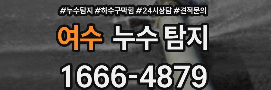 여수 누수 탐지