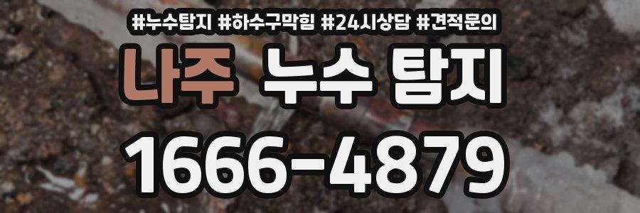 나주 누수 탐지