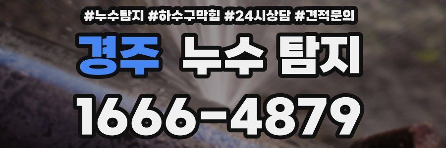 경주 누수 탐지