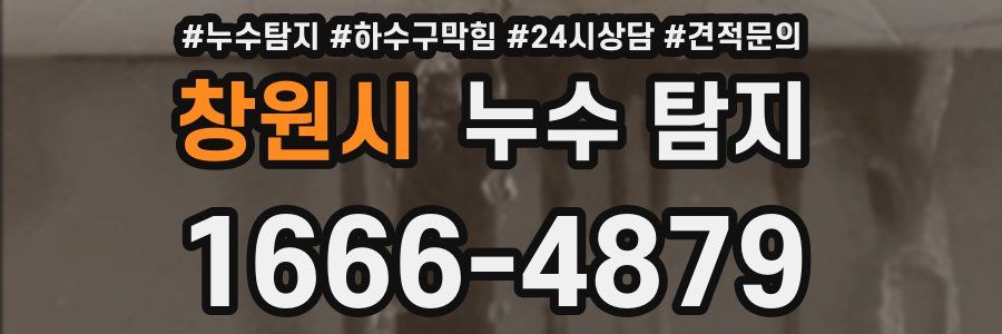 창원시 누수 탐지