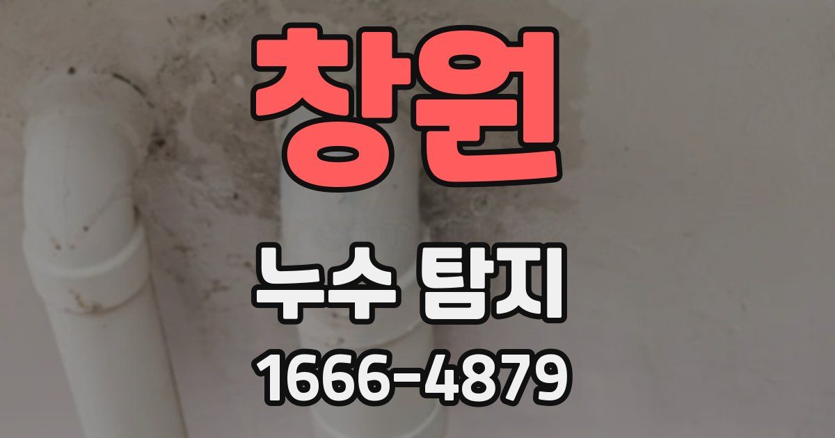 창원 누수 탐지
