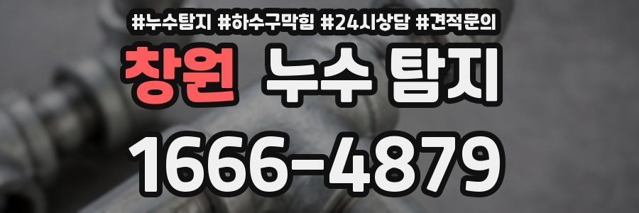 창원 누수 탐지