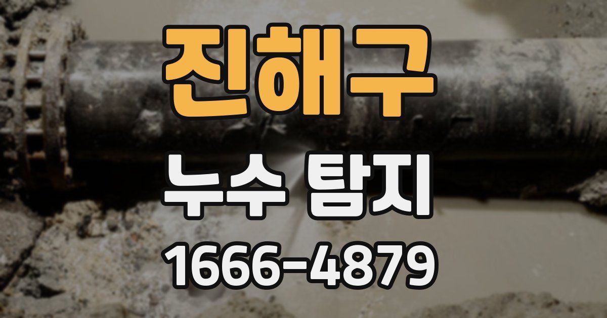 진해구 누수 탐지