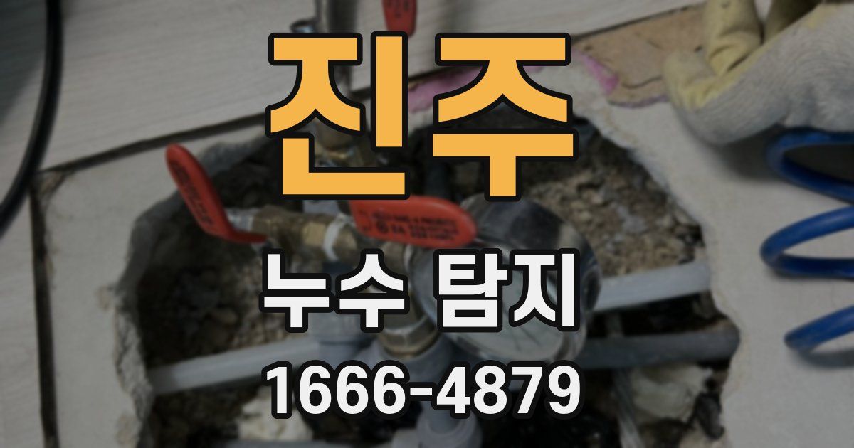 진주 누수 탐지
