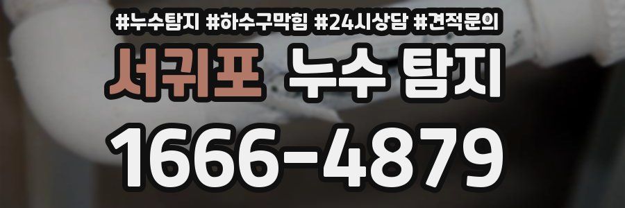 서귀포 누수 탐지