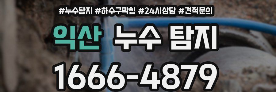 익산 누수 탐지
