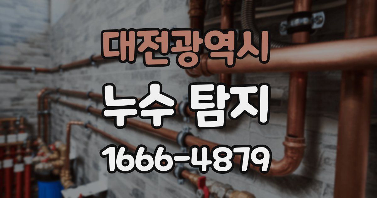 대전광역시 누수 탐지