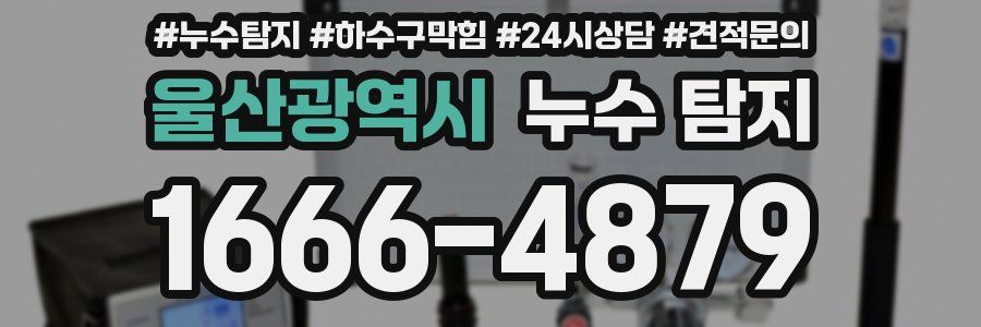 울산광역시 누수 탐지