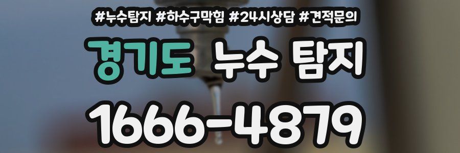 경기도 누수 탐지