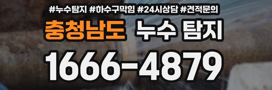 충청남도 누수 탐지