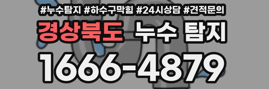 경상북도 누수 탐지
