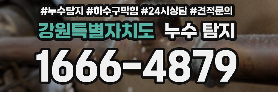 강원특별자치도 누수 탐지