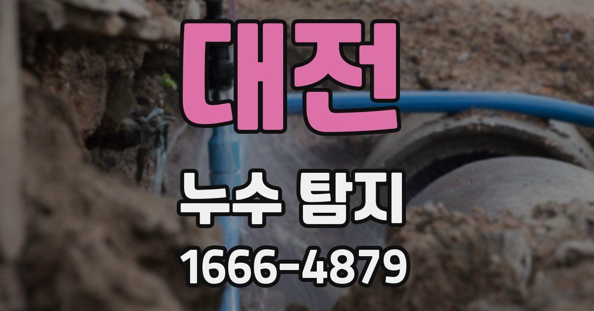 대전 누수 탐지