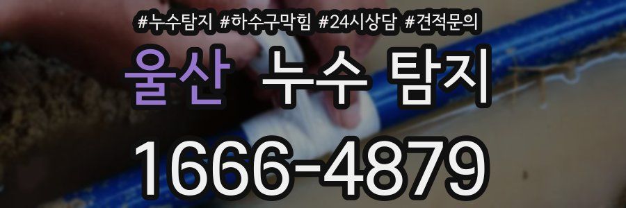 울산 누수 탐지