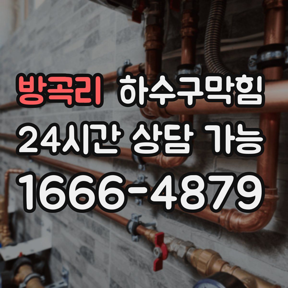 방곡리 하수구막힘