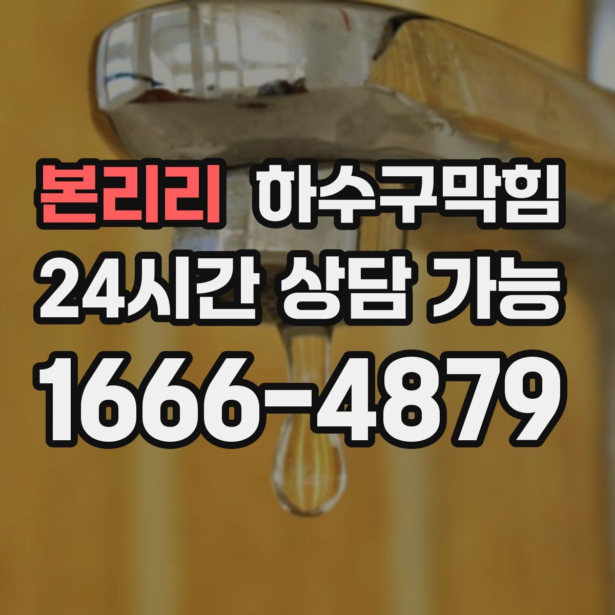 본리리 하수구막힘