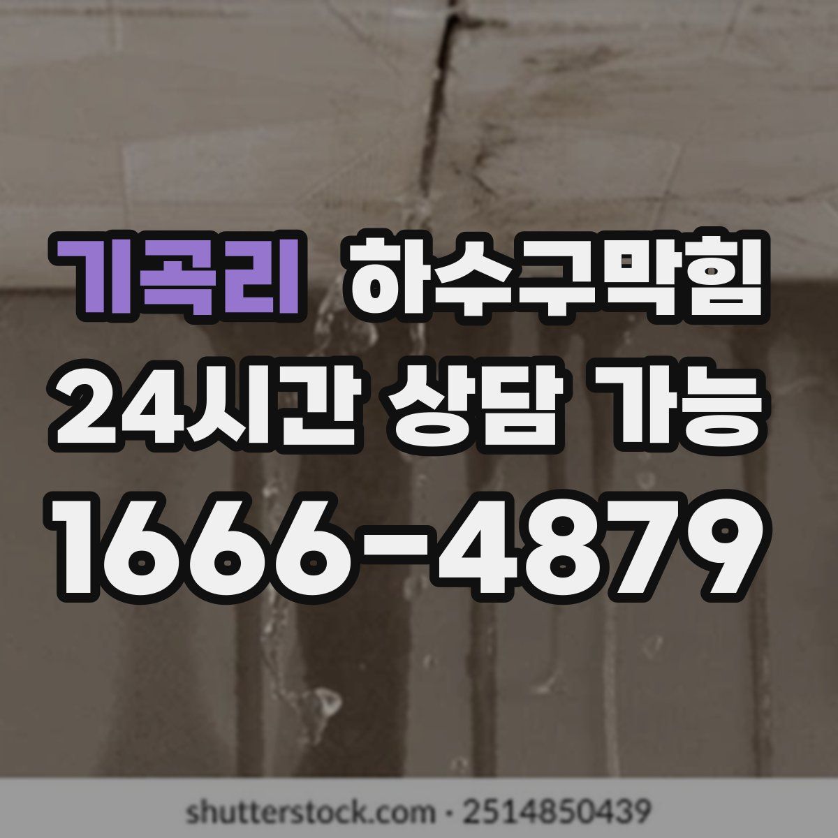 기곡리 하수구막힘