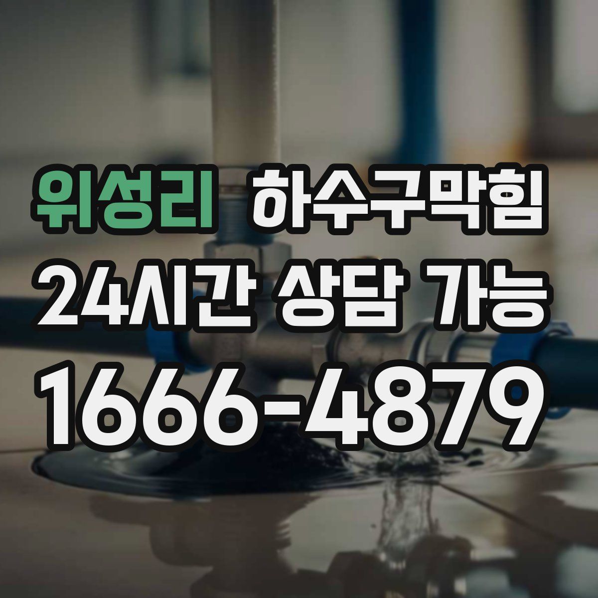 위성리 하수구막힘