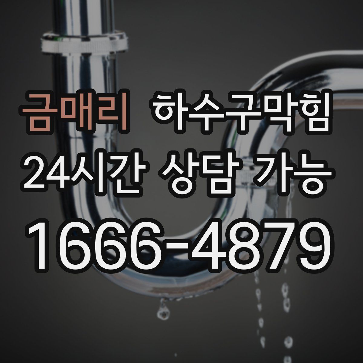 금매리 하수구막힘