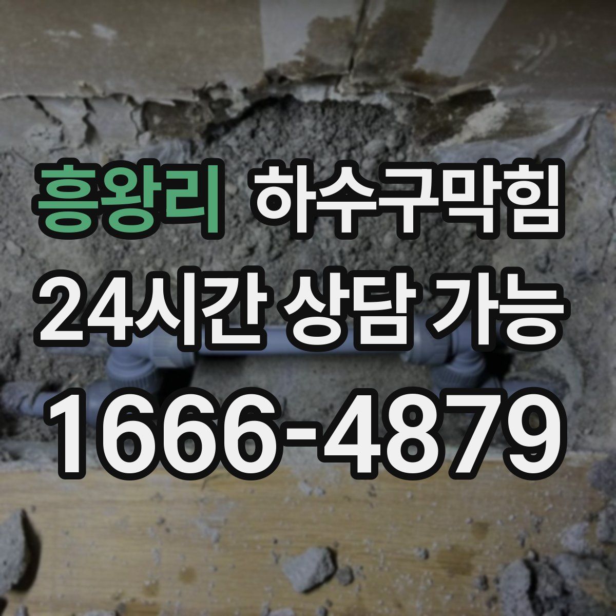 흥왕리 하수구막힘