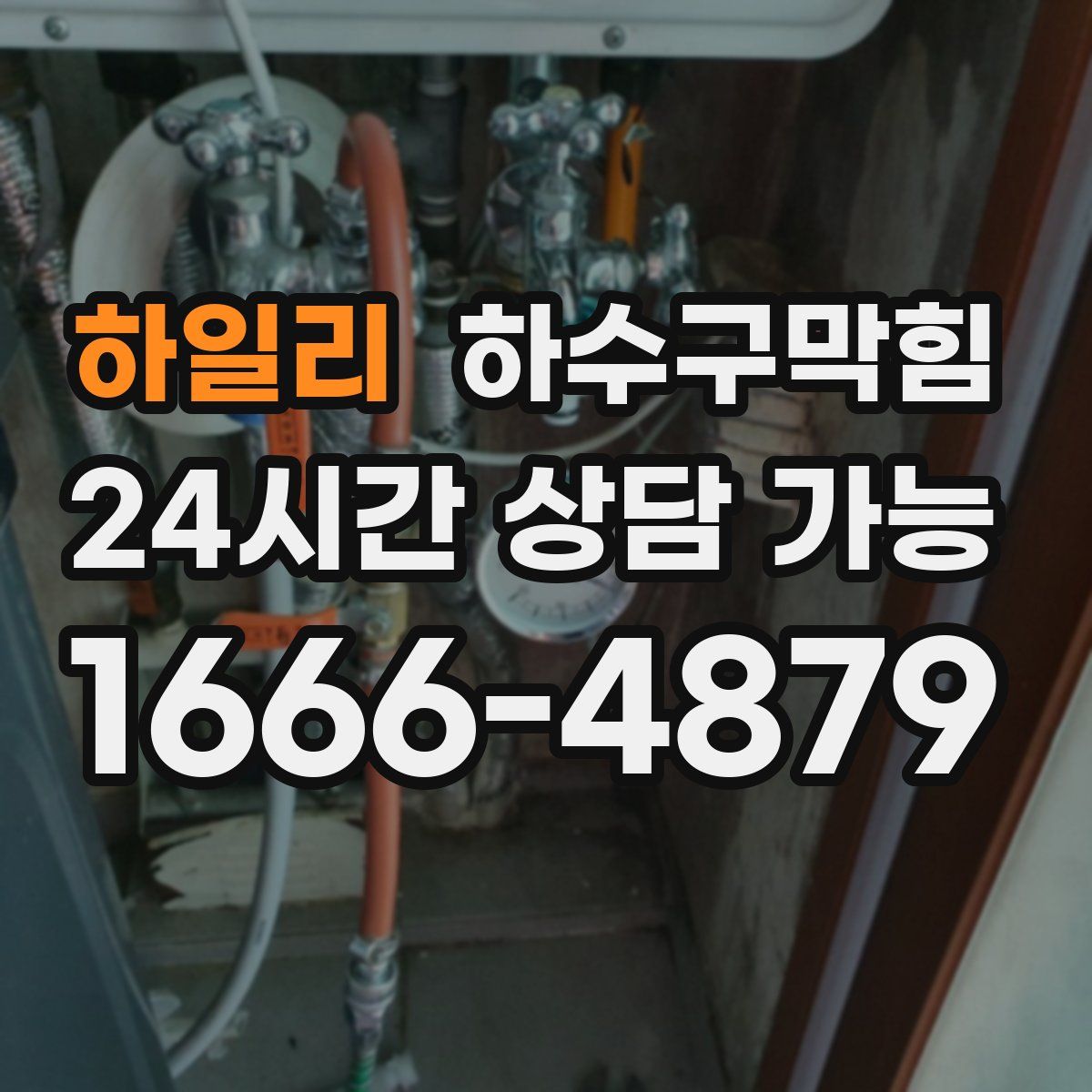 하일리 하수구막힘