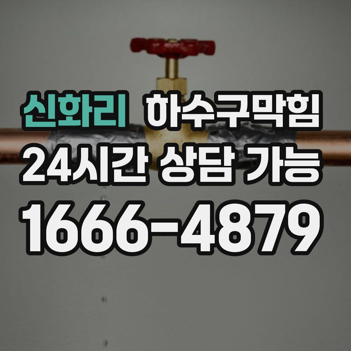 신화리 하수구막힘