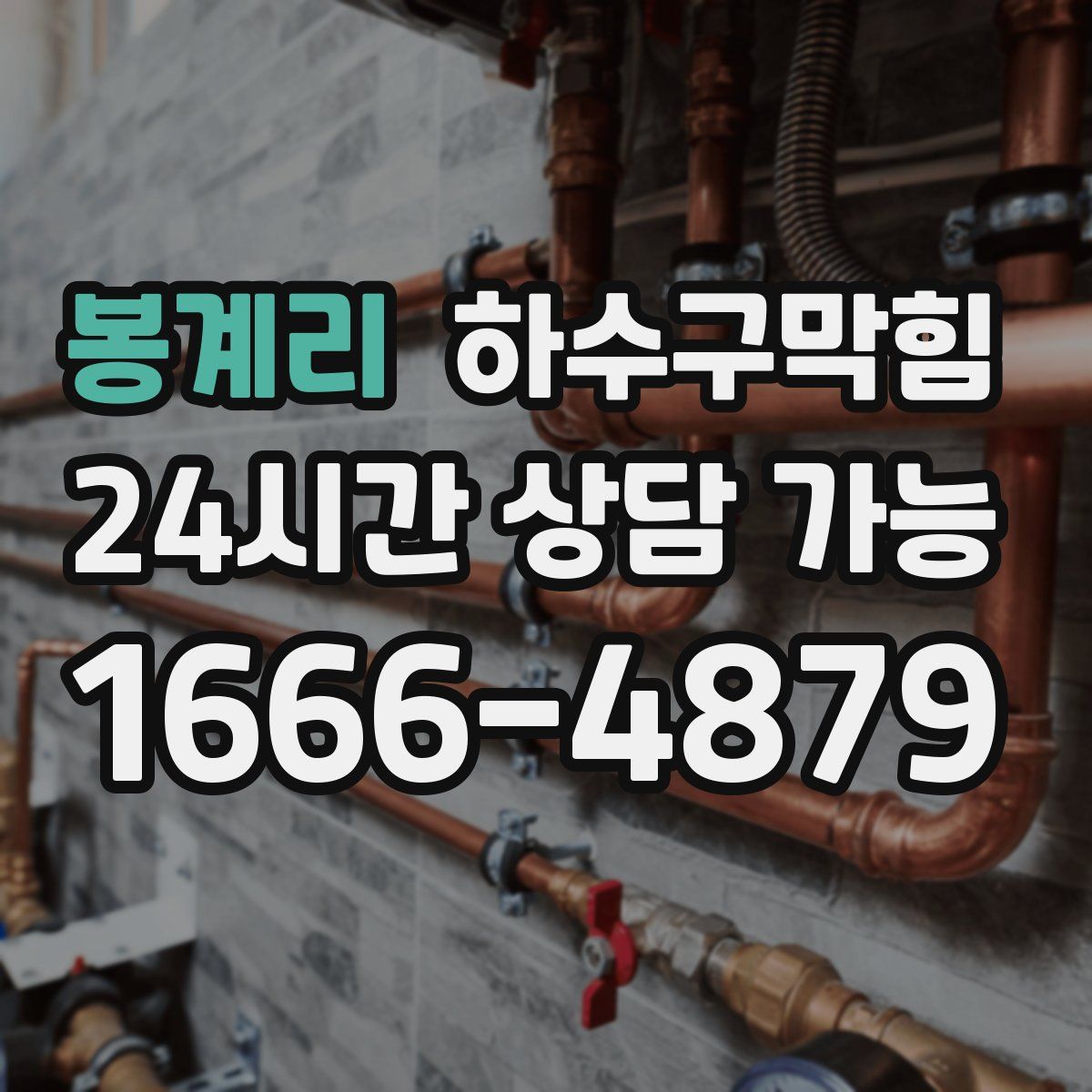 봉계리 하수구막힘