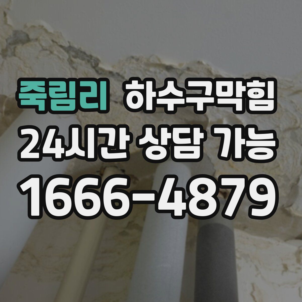 죽림리 하수구막힘