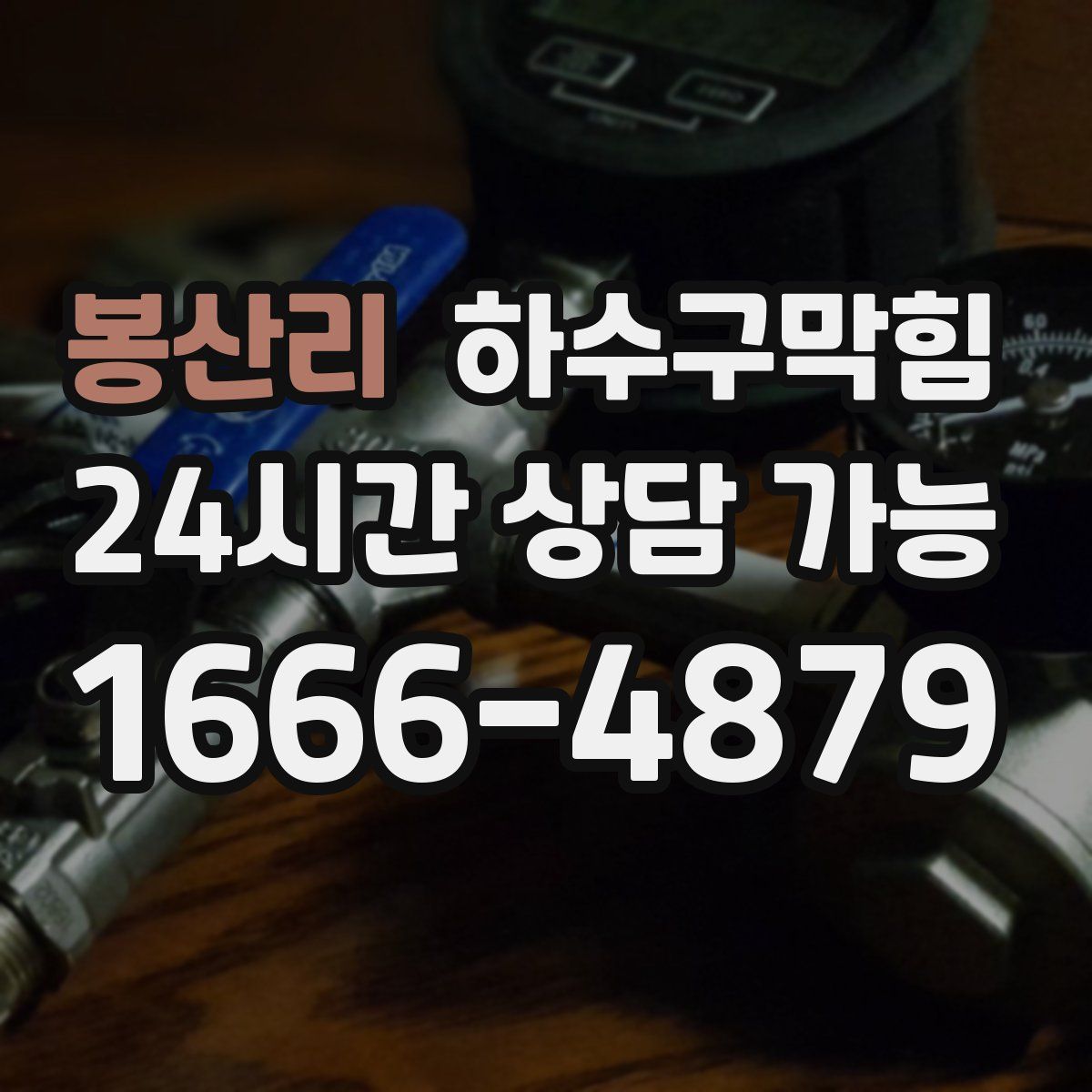 봉산리 하수구막힘