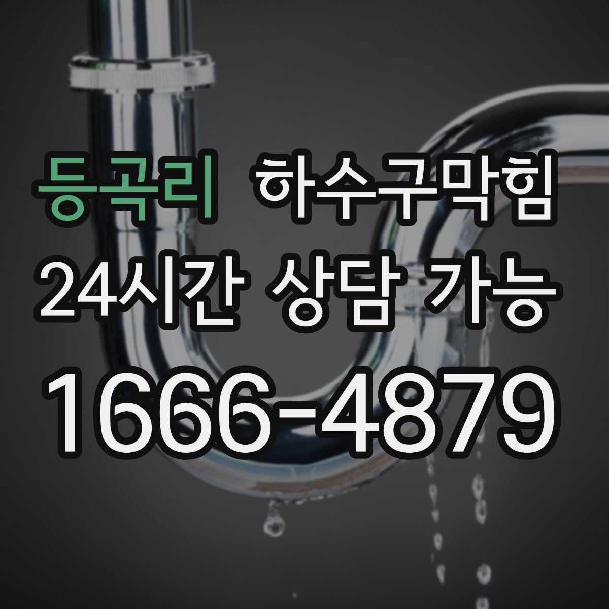 등곡리 하수구막힘