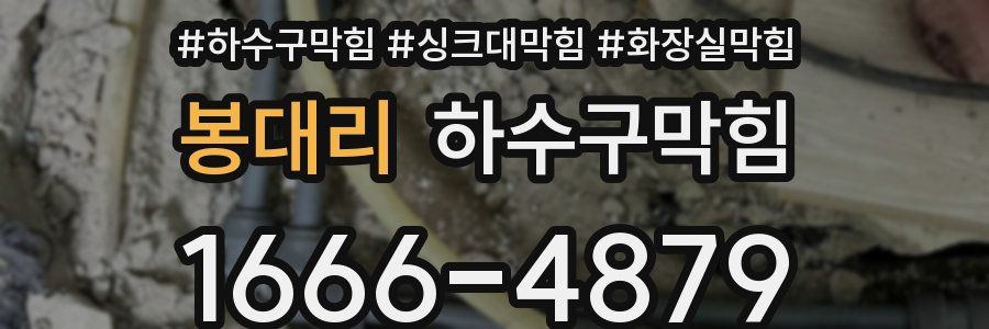 하수구막힘
