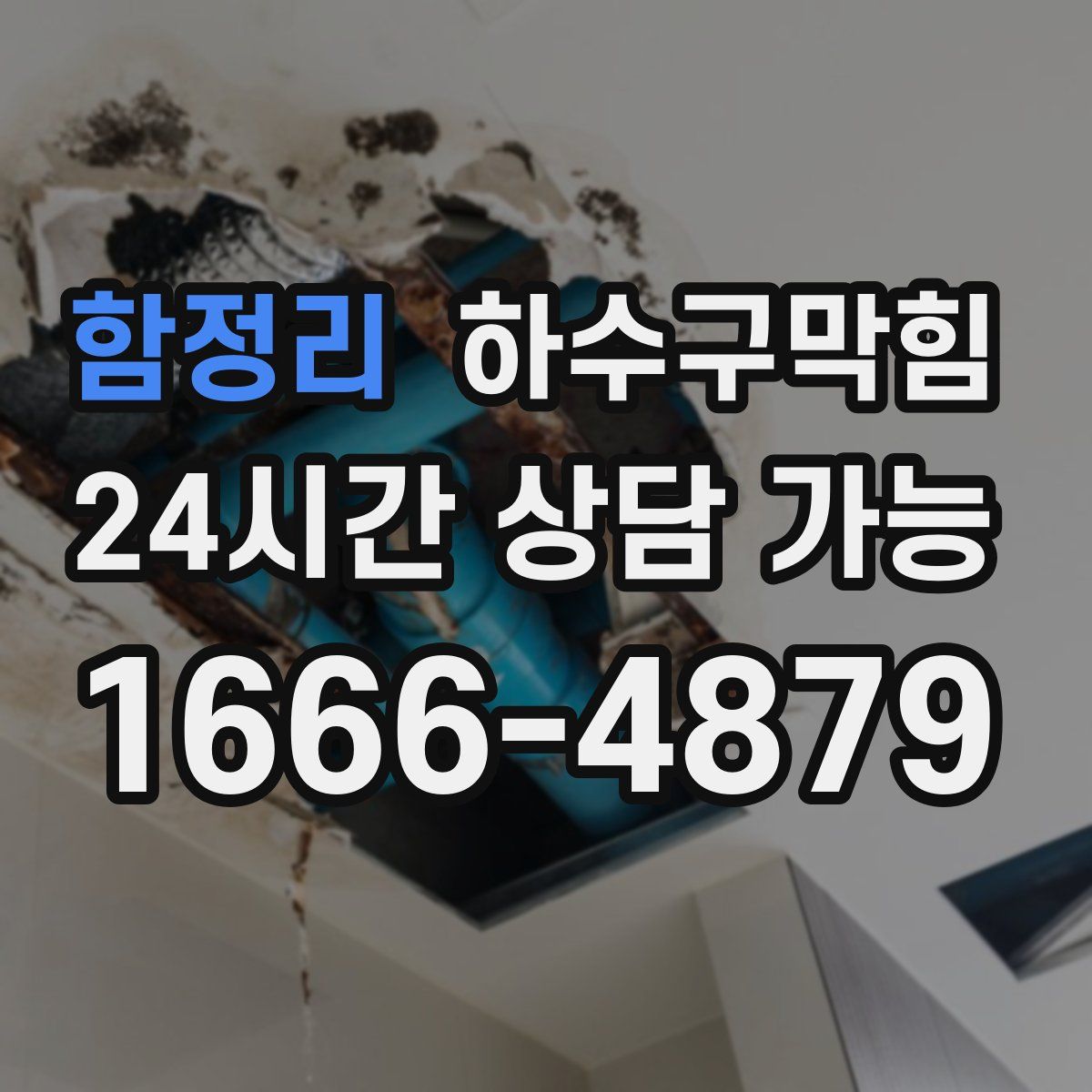 함정리 하수구막힘