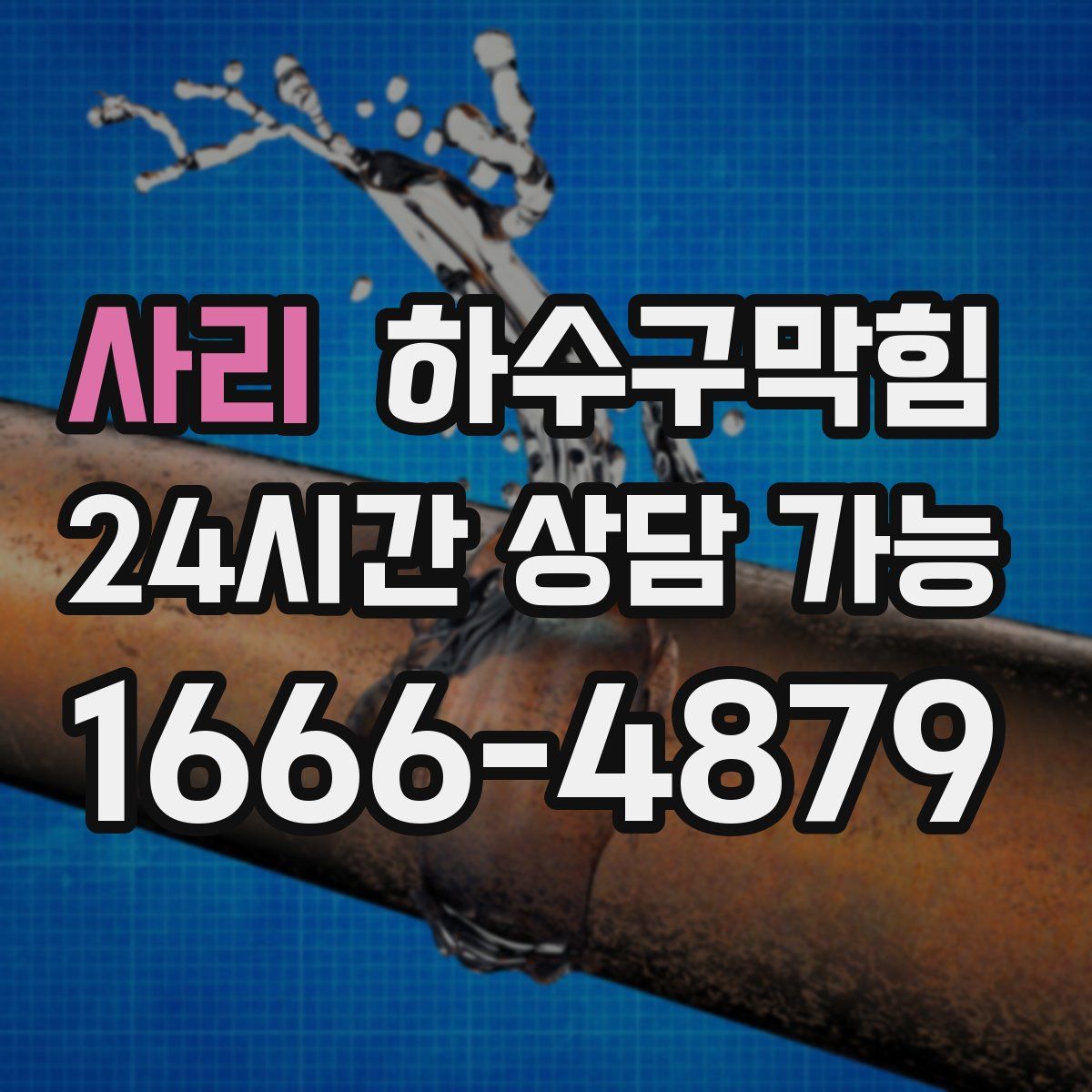 사리 하수구막힘