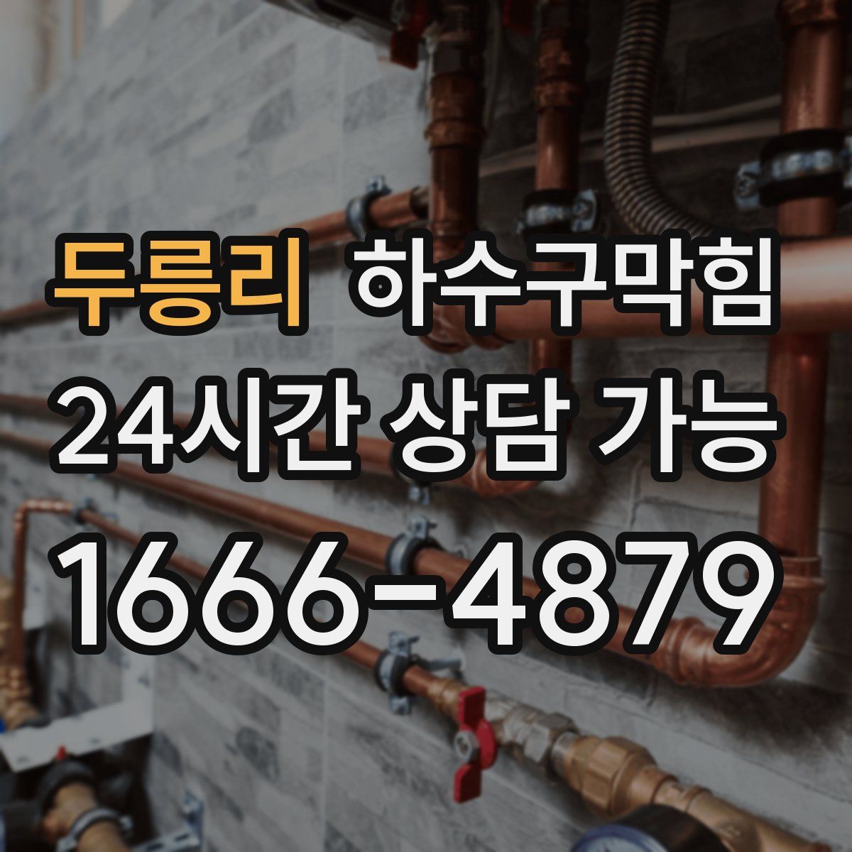 두릉리 하수구막힘