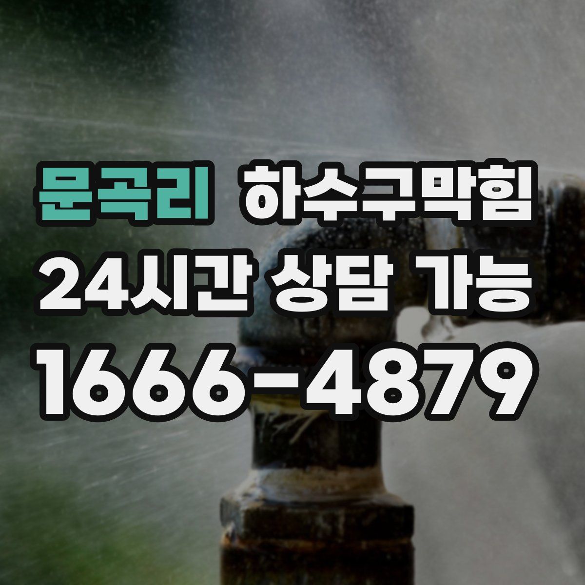 문곡리 하수구막힘