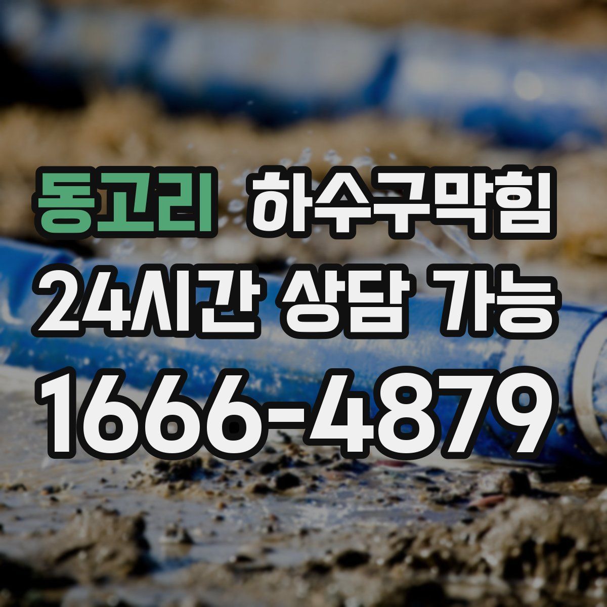 동고리 하수구막힘