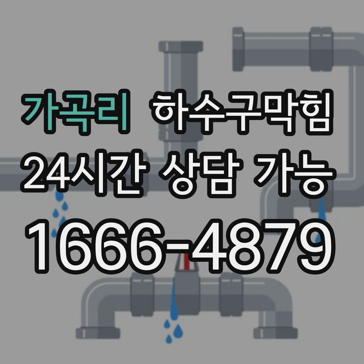 가곡리 하수구막힘