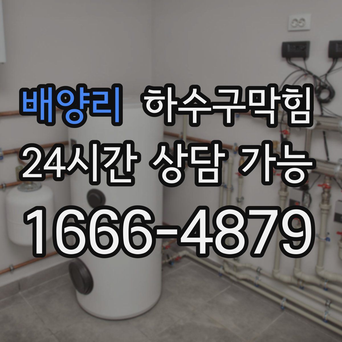 배양리 하수구막힘